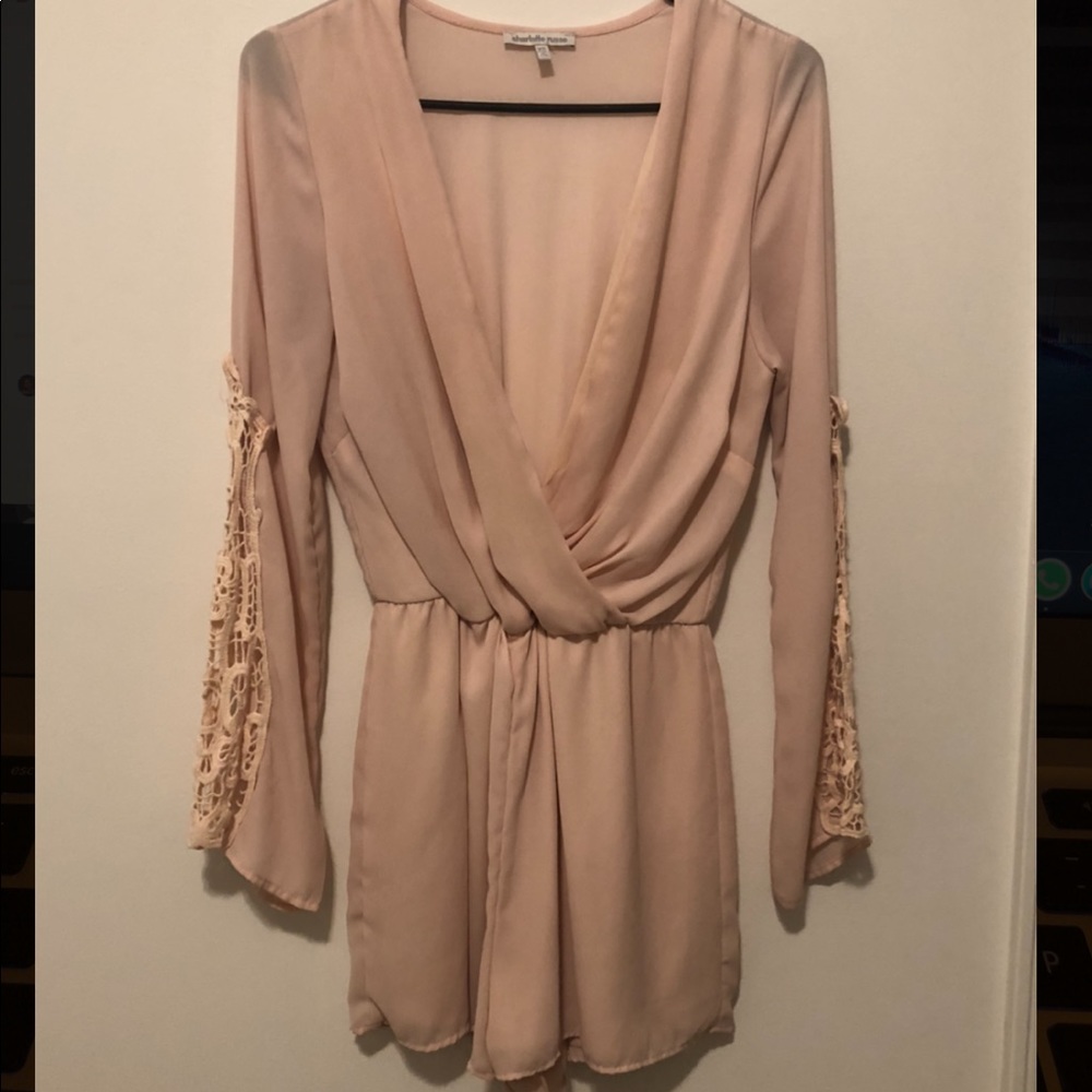 Deep- cut Romper
